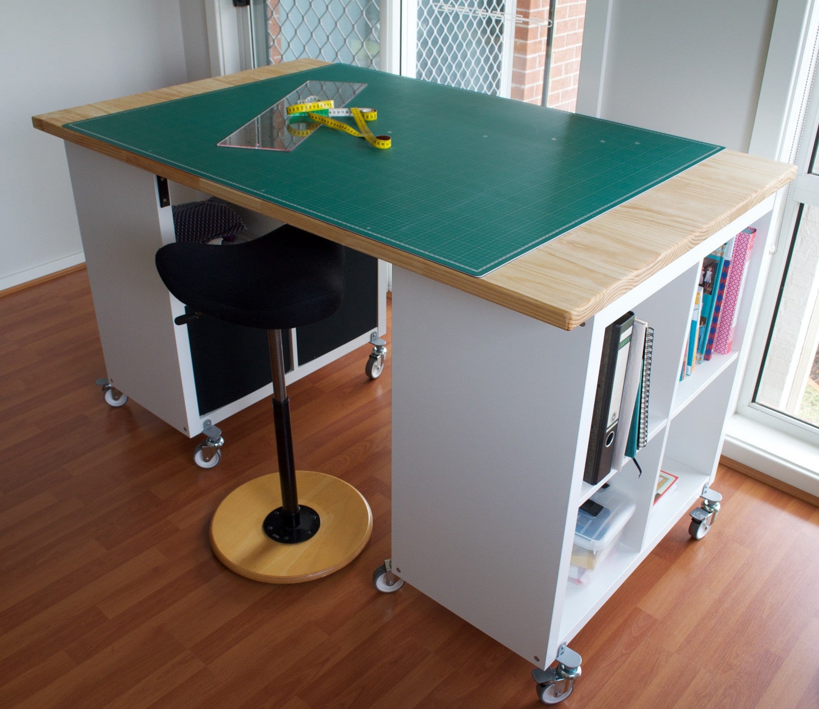 A brand new sewing room