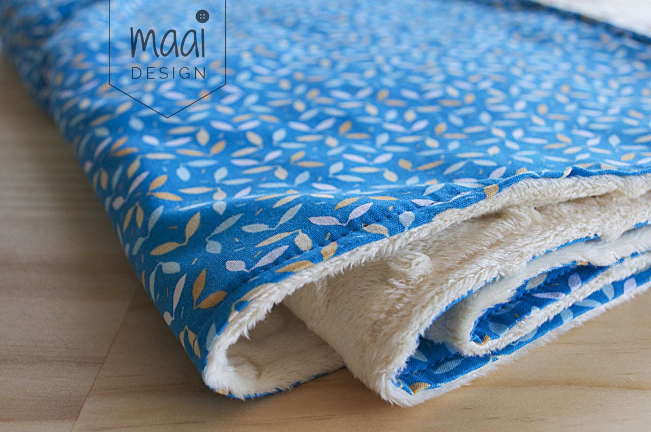 A Minky Blanket for a Baby Shower