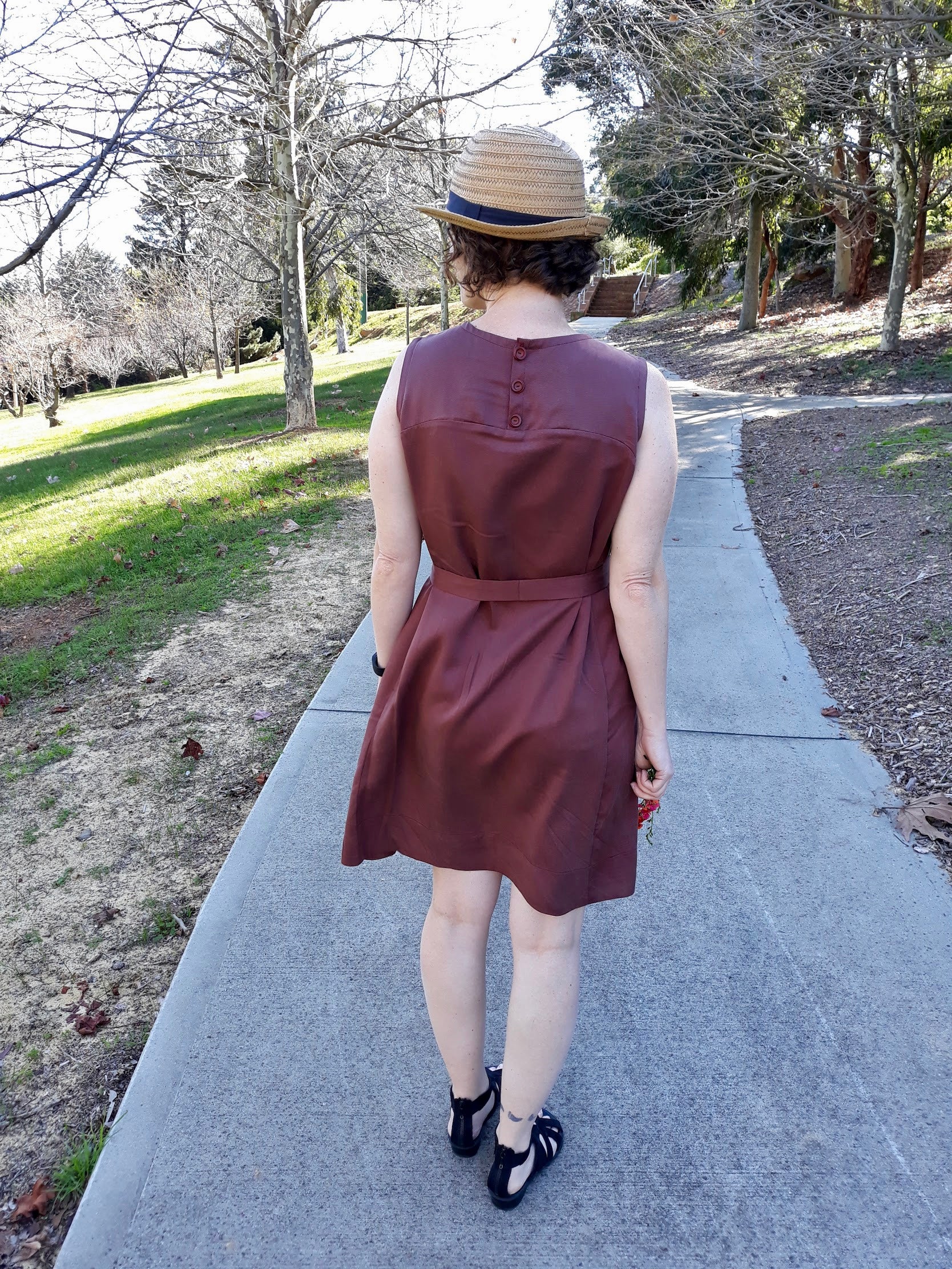 Spring Rushcutter Dress in Tencel Twill