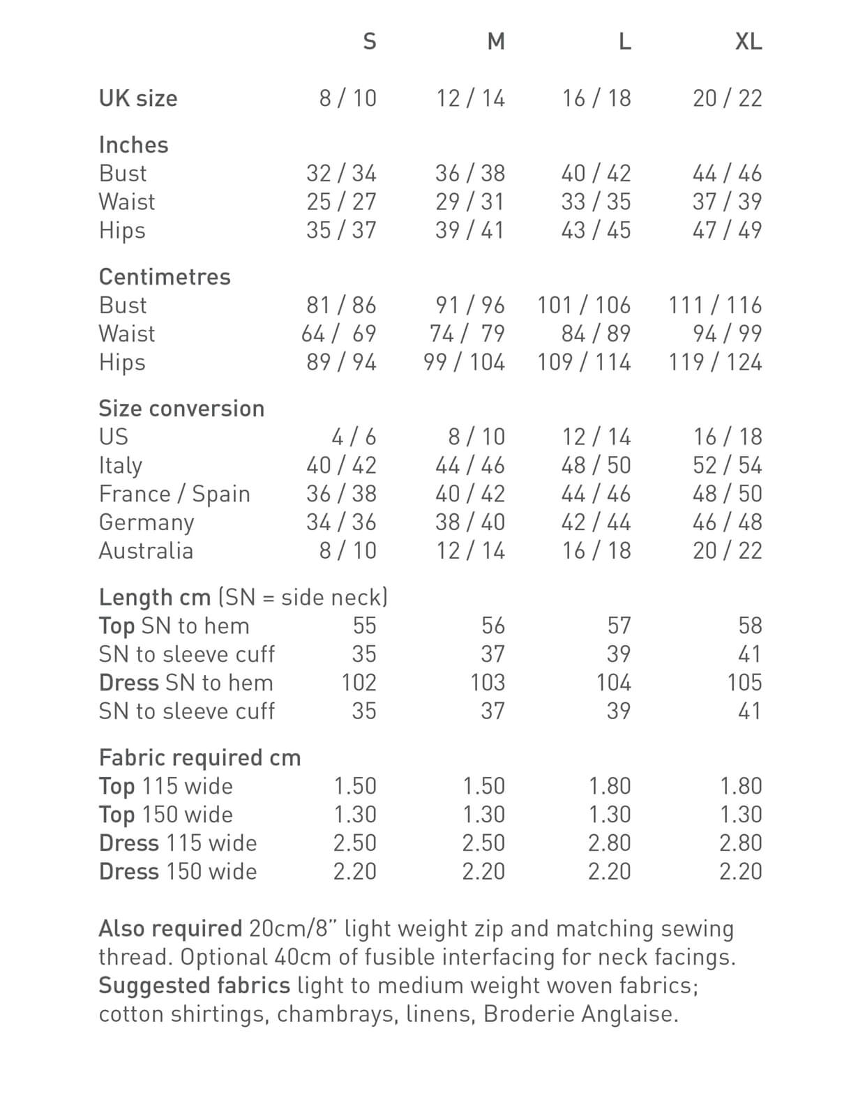 PDF Pattern - Pleat Detail Dress and Top | The Makers Atelier