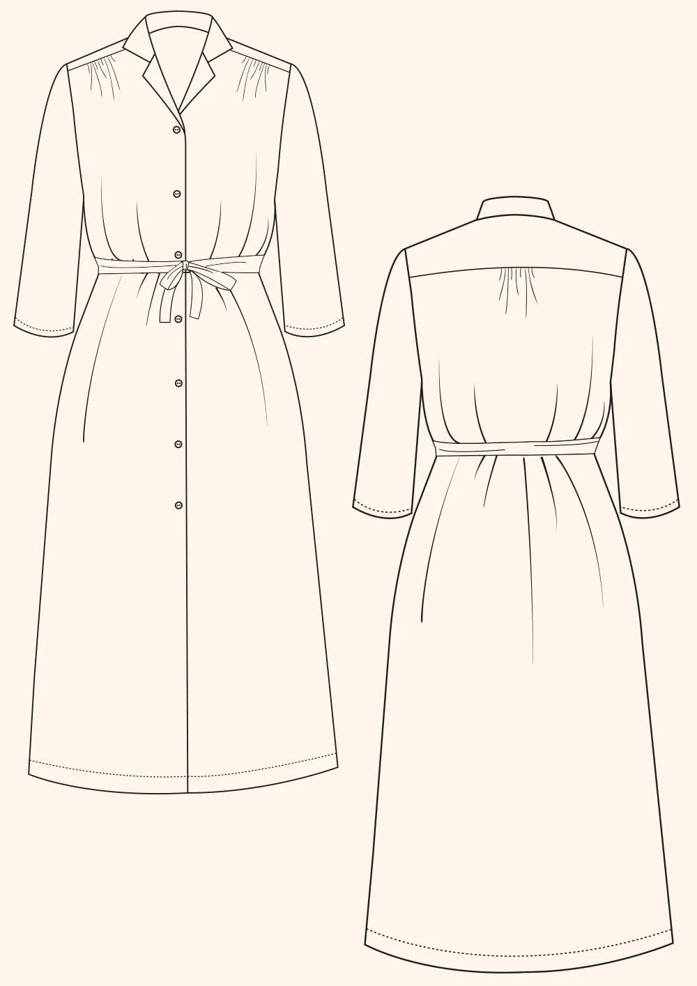 PDF Pattern - Celia Dress | The Modern Sewing Co.
