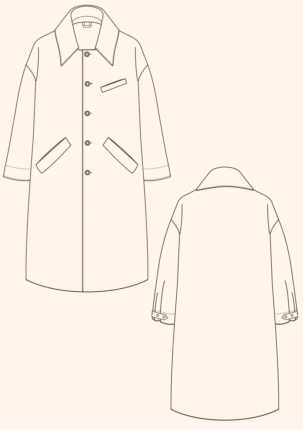 PDF Pattern - Darcy Coat | The Modern Sewing Co.