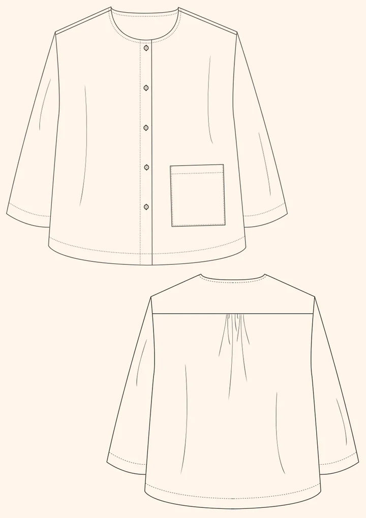 PDF Pattern - Frida Shirt | The Modern Sewing Co.
