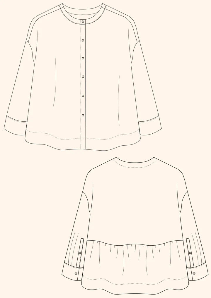 PDF Pattern - Leila Shirt | The Modern Sewing Co.