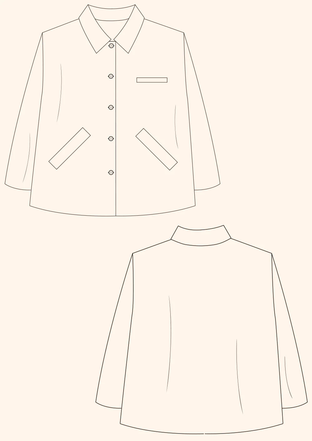 PDF Pattern - Potters Jacket | The Modern Sewing Co.