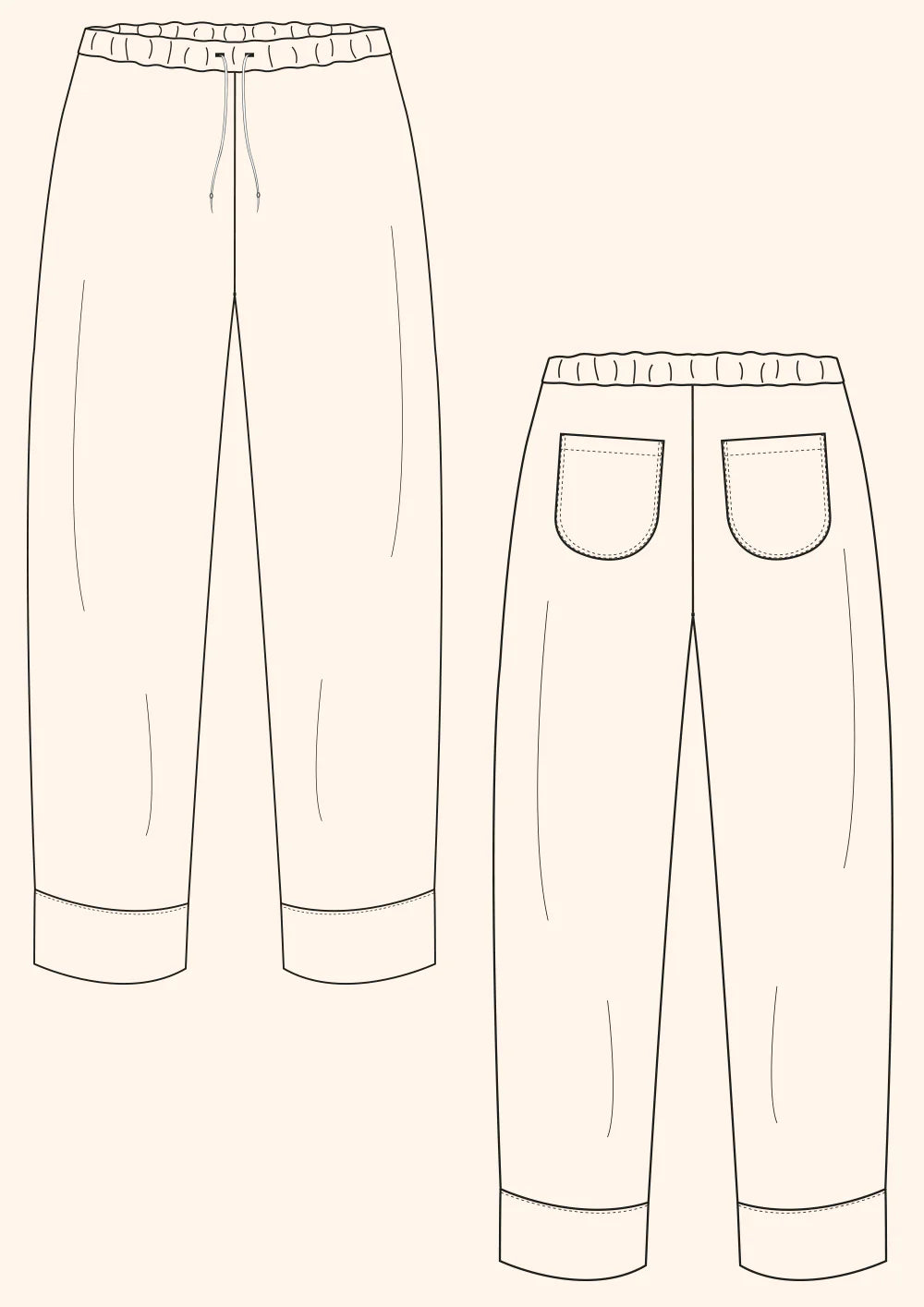 PDF Pattern - Sunday Trackies | The Modern Sewing Co.