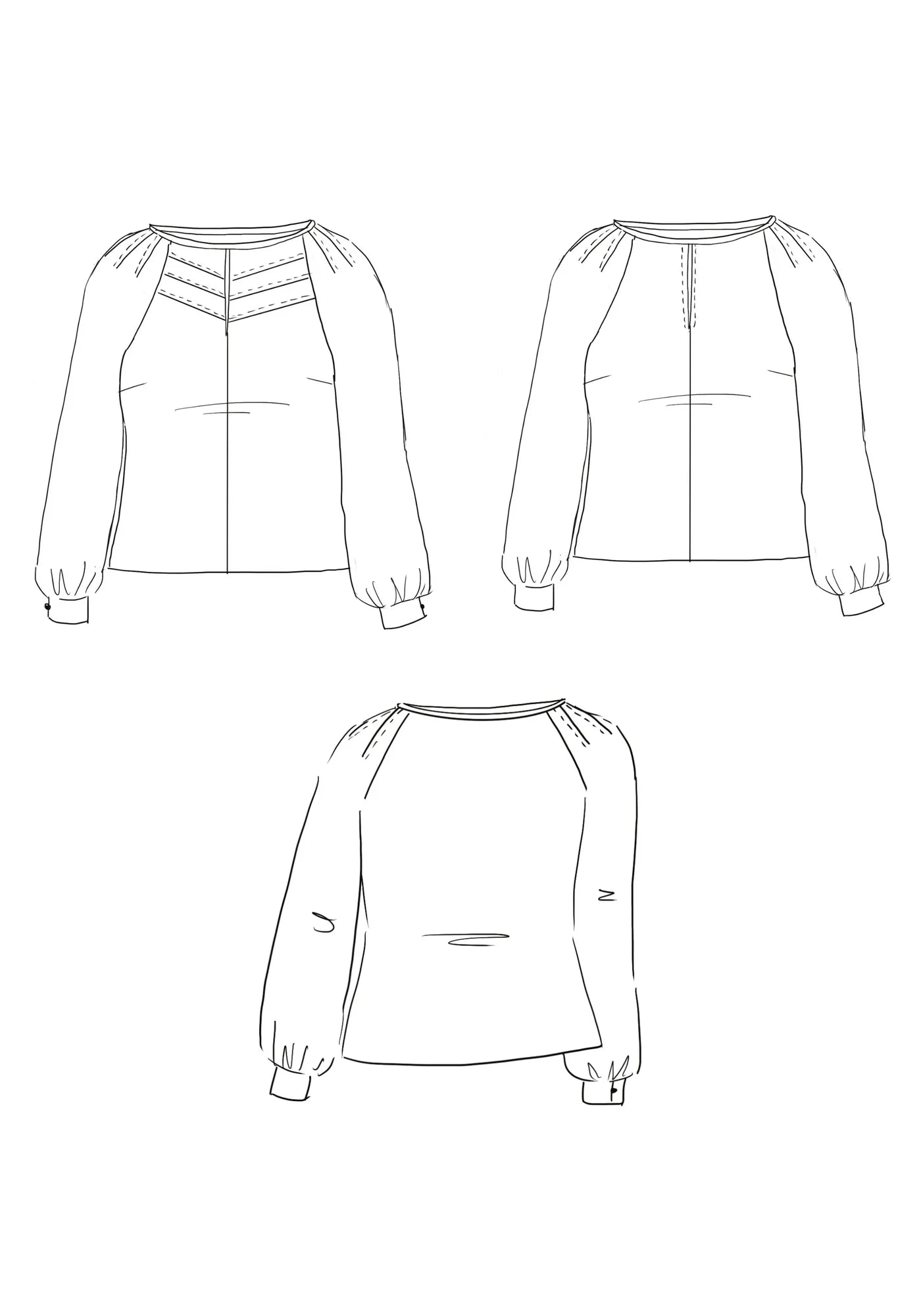 Chelsea Blouse - Sewing Pattern | Maison Fauve