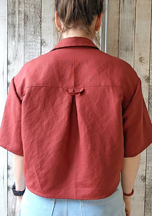 PDF Pattern - Seneca Shirt | French Navy