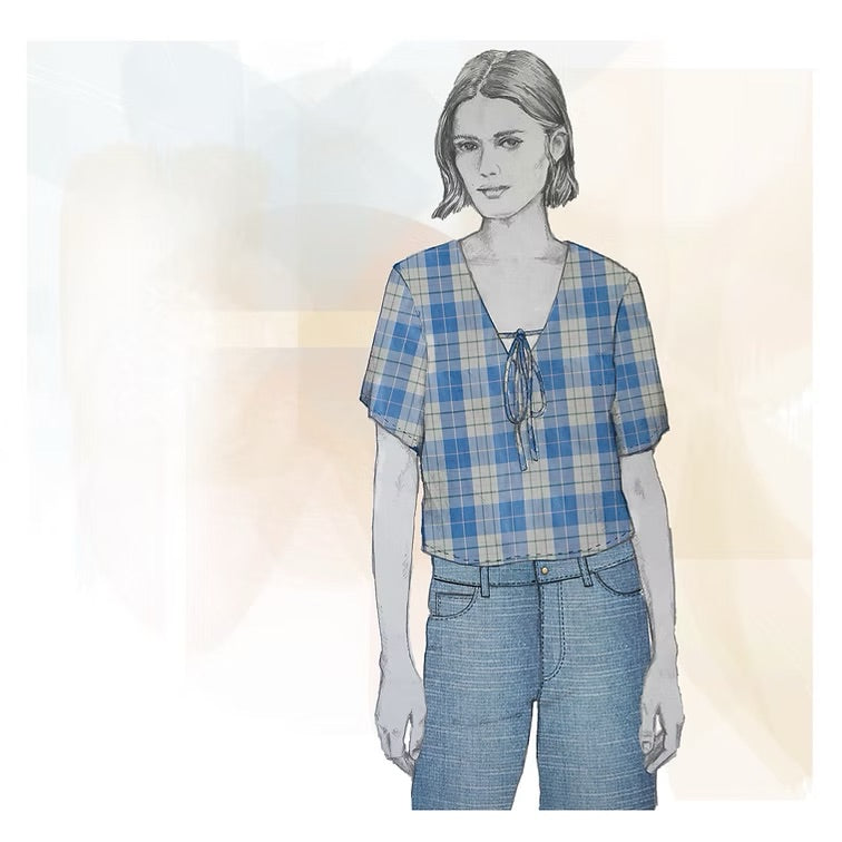 PDF Pattern - Stratus Top | French Navy