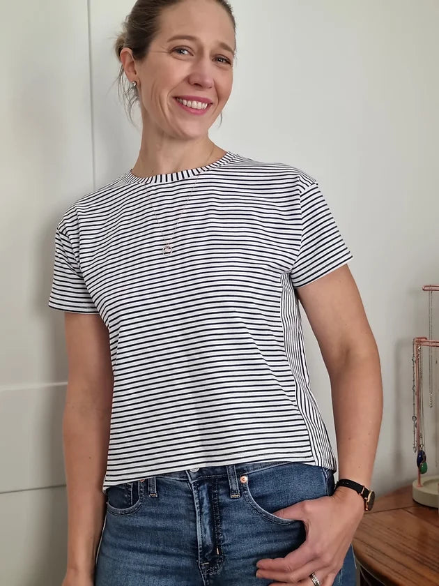 PDF Pattern - Tarifa Tee | French Navy