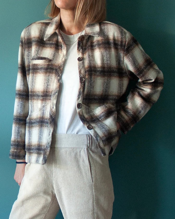 PDF Pattern - Portmanteau Shacket | French Navy