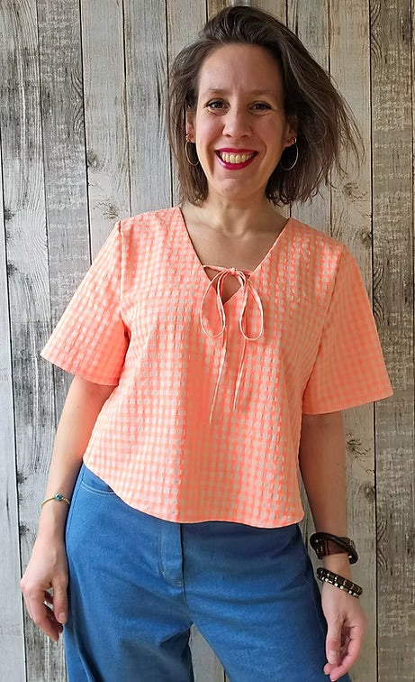 PDF Pattern - Stratus Top | French Navy
