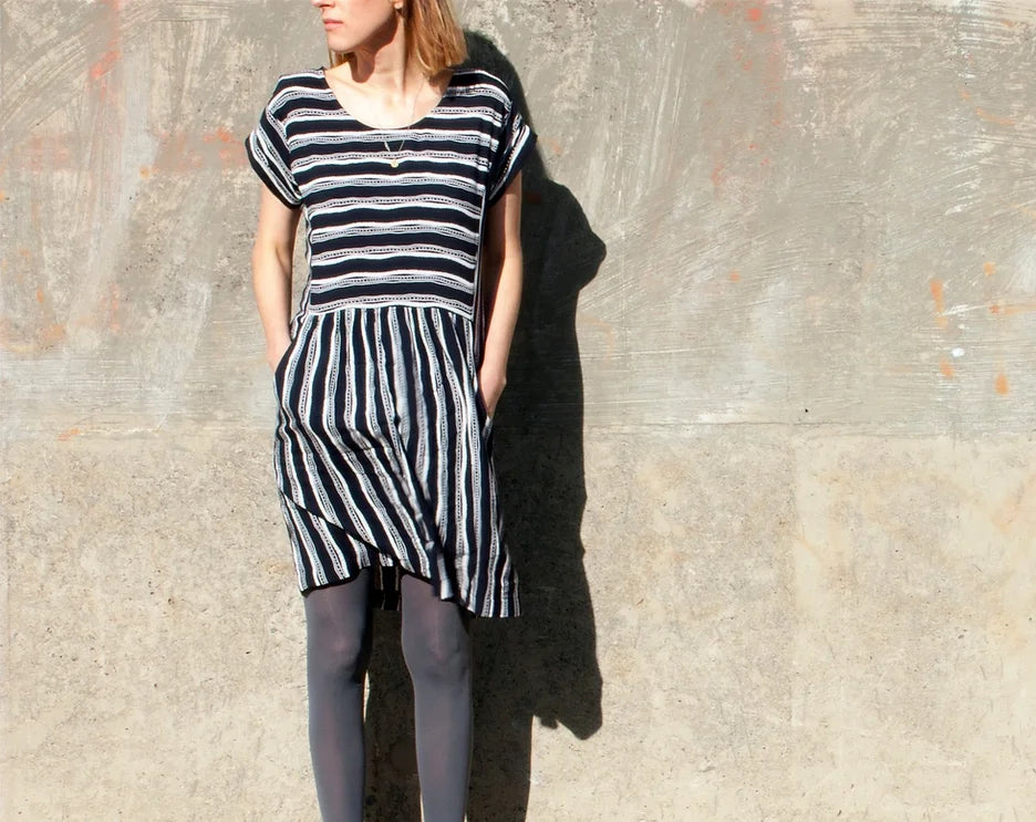 PDF Pattern - Forsythe Dress | French Navy