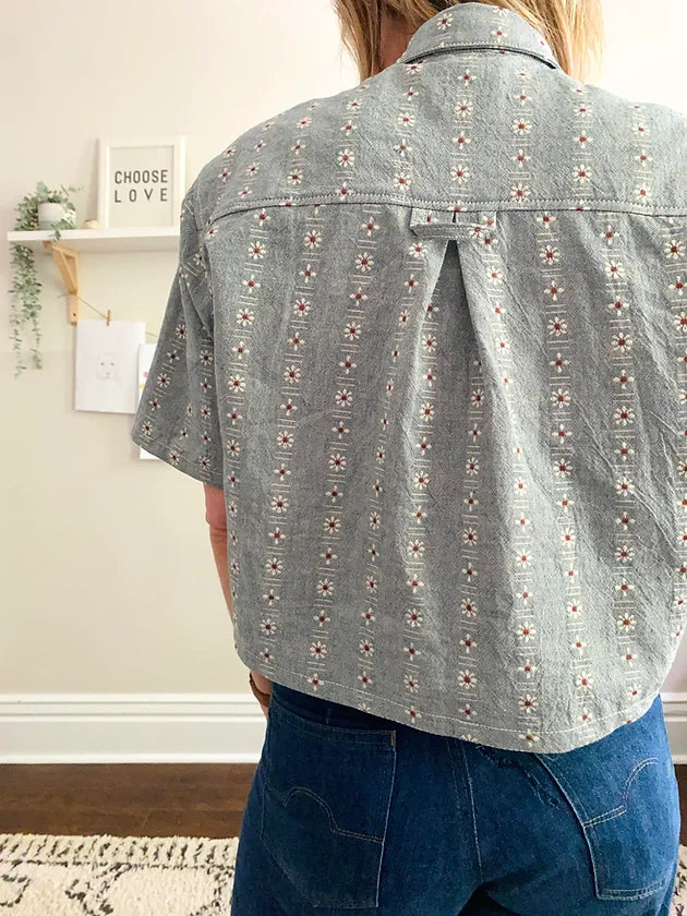 PDF Pattern - Seneca Shirt | French Navy