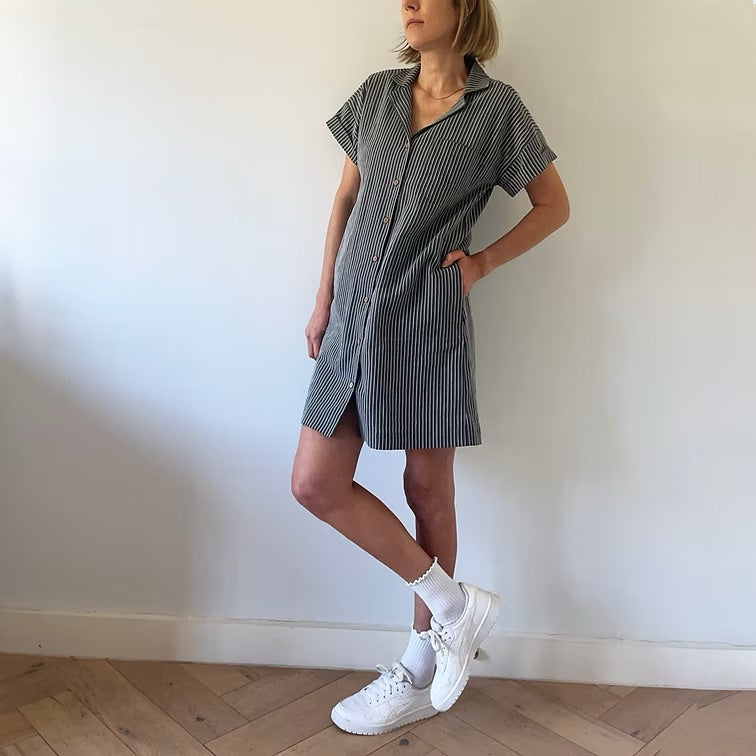 PDF Pattern - Rothko Dress & Shirt | French Navy