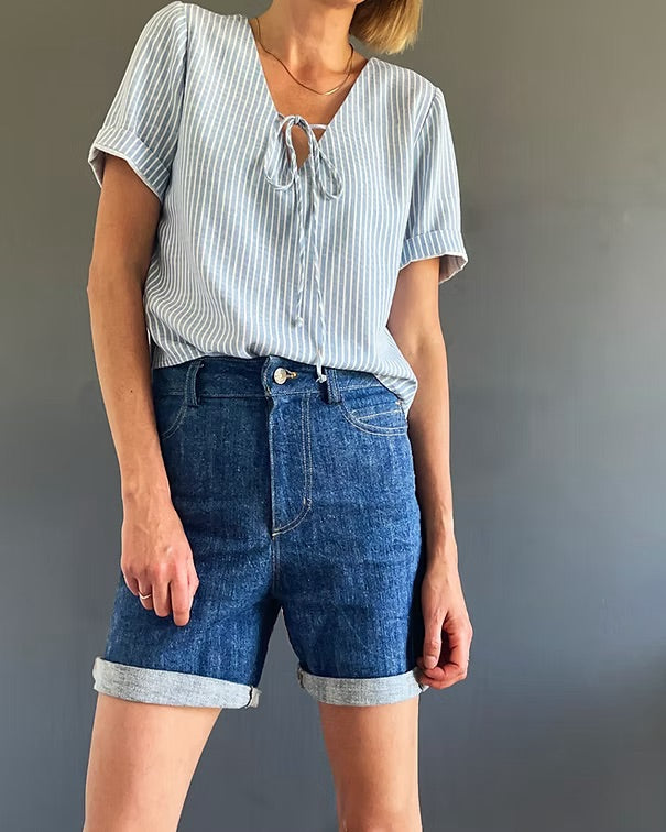 PDF Pattern - Stratus Top | French Navy