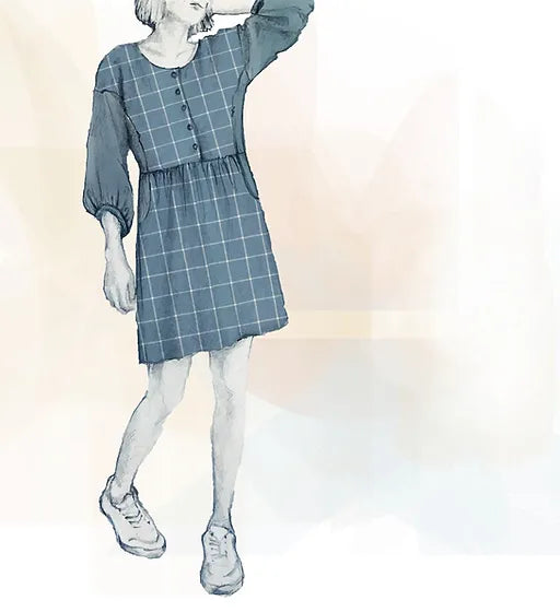 PDF Pattern - Forsythe Dress Expansion Pack | French Navy