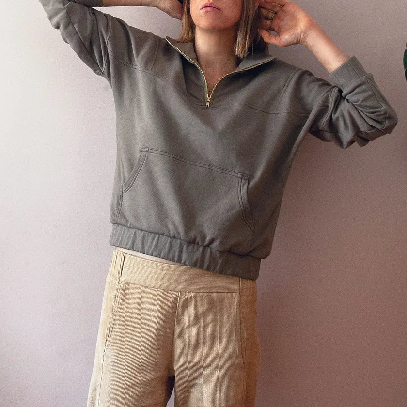 PDF Pattern - Roscoe Sweater | French Navy