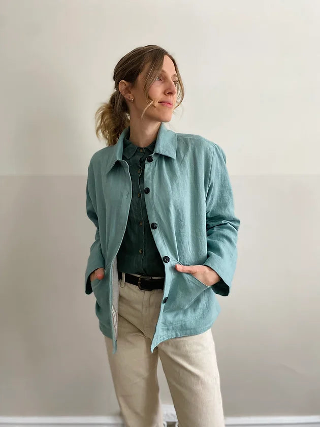PDF Pattern - Portmanteau Shacket | French Navy