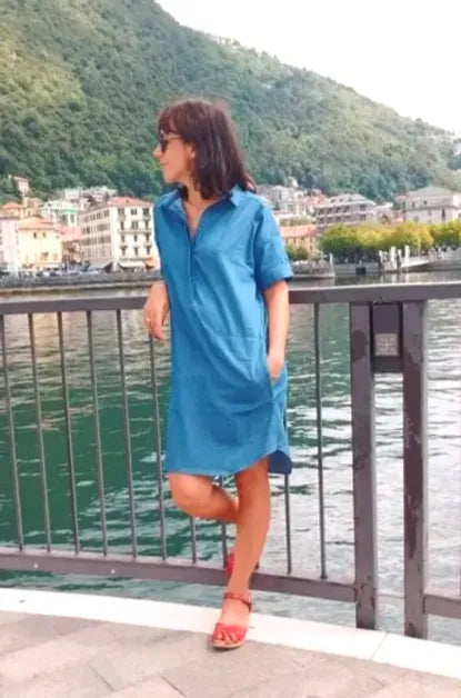 PDF Pattern - Morningside Dress and Skirt | French Navy