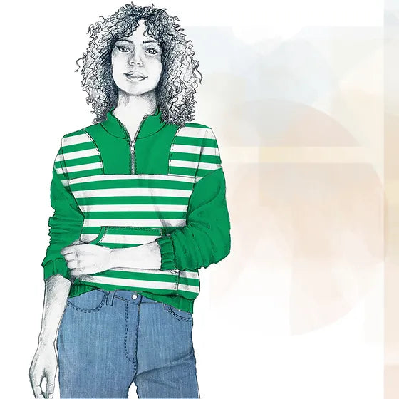 PDF Pattern - Roscoe Sweater | French Navy
