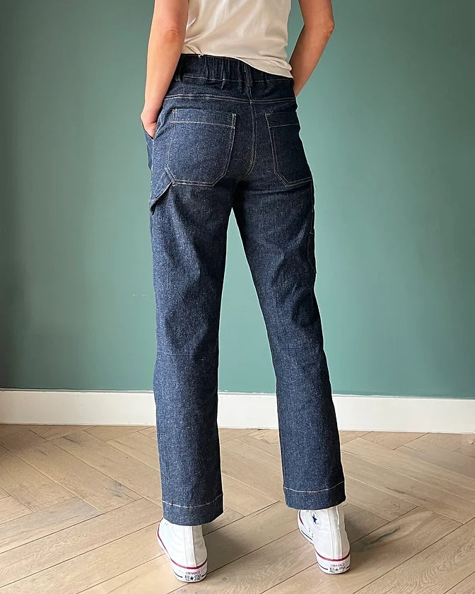 PDF Pattern - Langston Trousers | French Navy