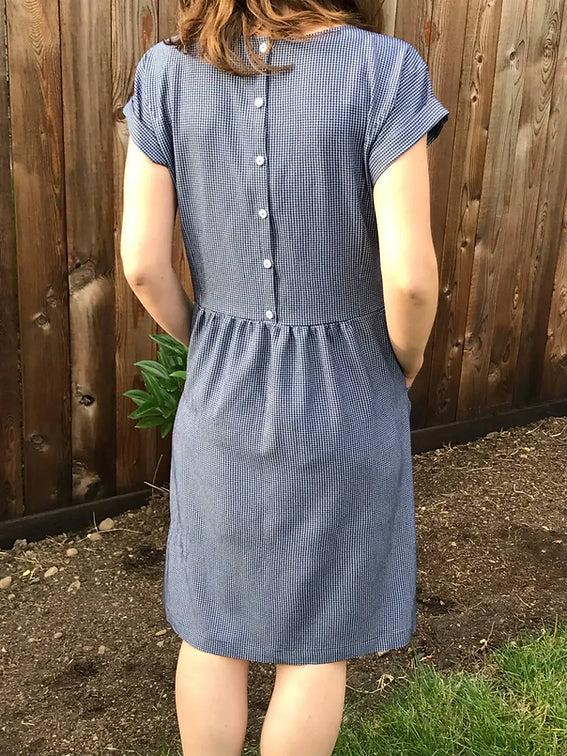 PDF Pattern - Forsythe Dress | French Navy