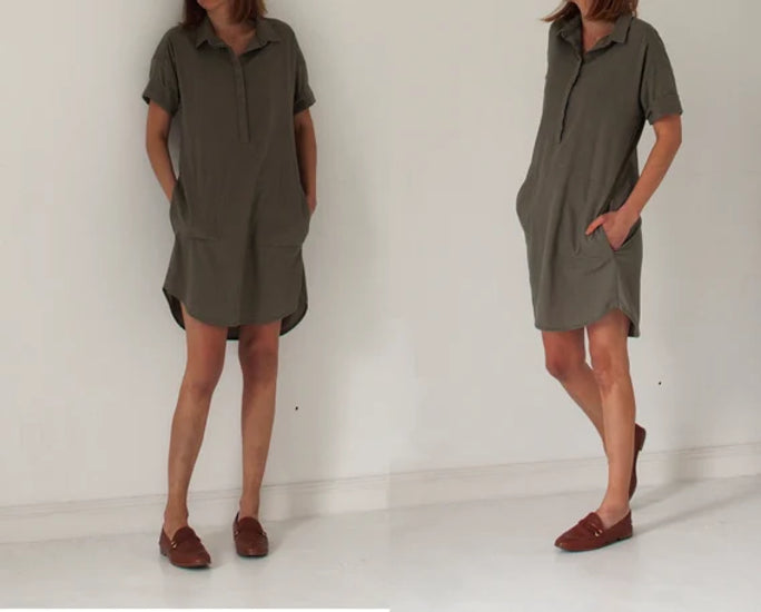 PDF Pattern - Morningside Dress and Skirt | French Navy