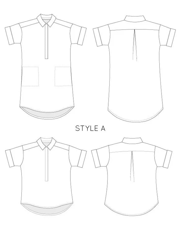 PDF Pattern - Morningside Dress and Skirt | French Navy