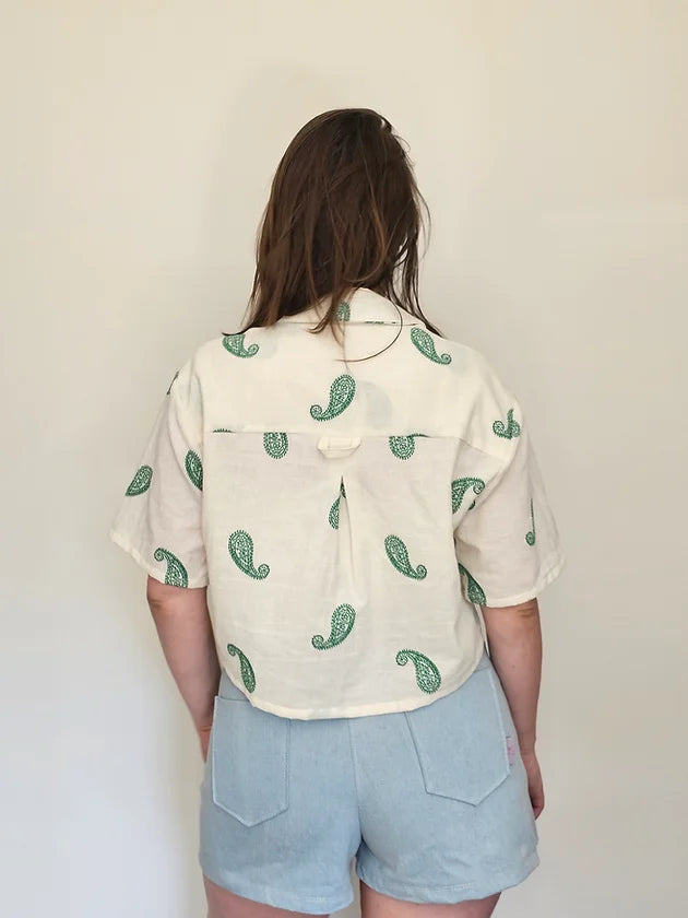 PDF Pattern - Seneca Shirt | French Navy