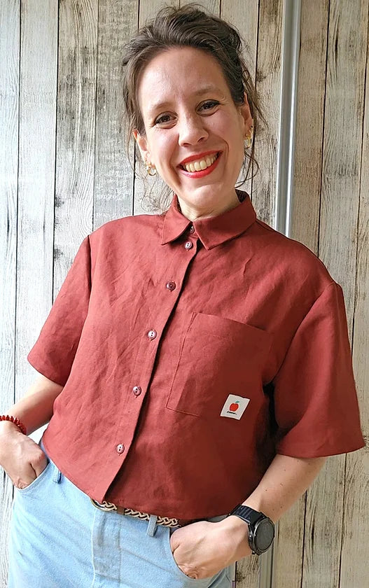 PDF Pattern - Seneca Shirt | French Navy