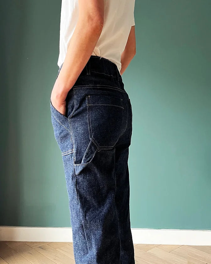 PDF Pattern - Langston Trousers | French Navy