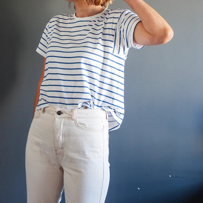 PDF Pattern - Tarifa Tee | French Navy