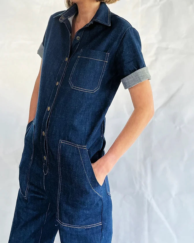 PDF Pattern - Circa Overalls | French Navy