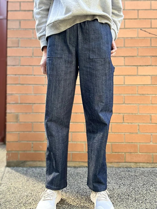 PDF Pattern - Langston Trousers | French Navy