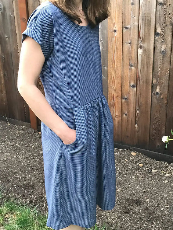 PDF Pattern - Forsythe Dress | French Navy