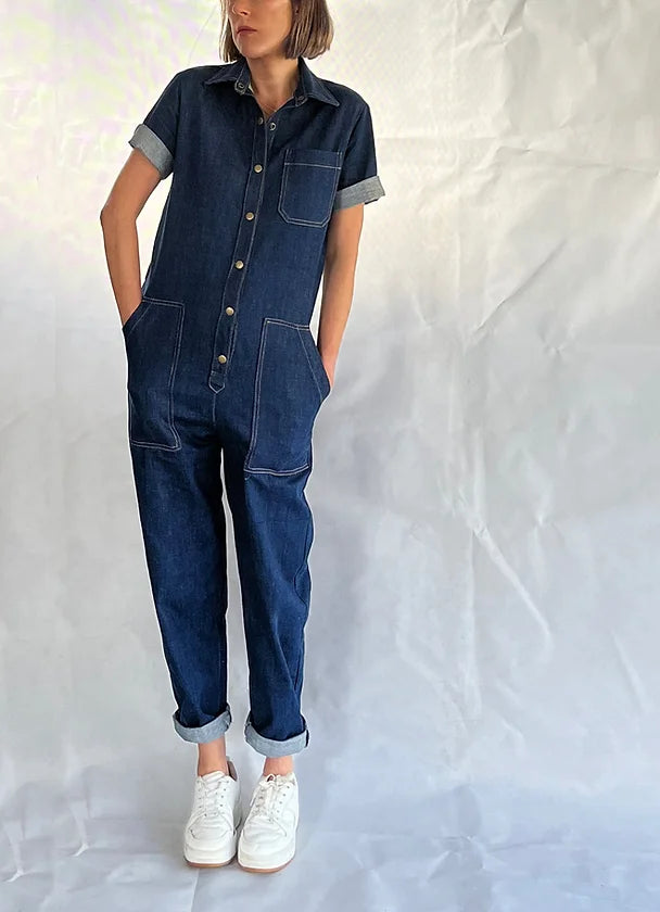 PDF Pattern - Circa Overalls | French Navy