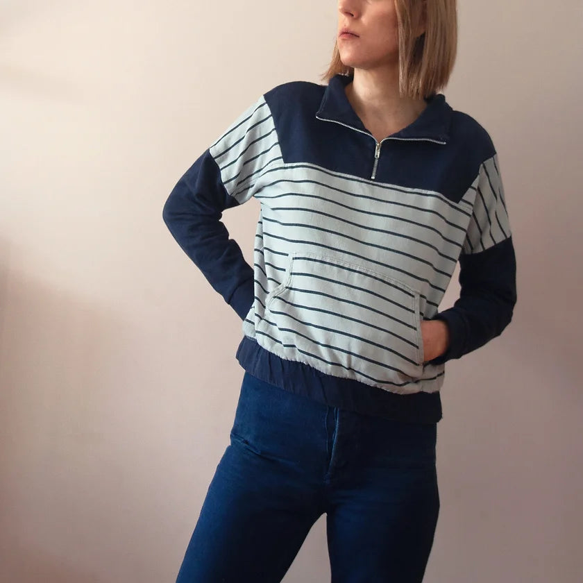 PDF Pattern - Roscoe Sweater | French Navy