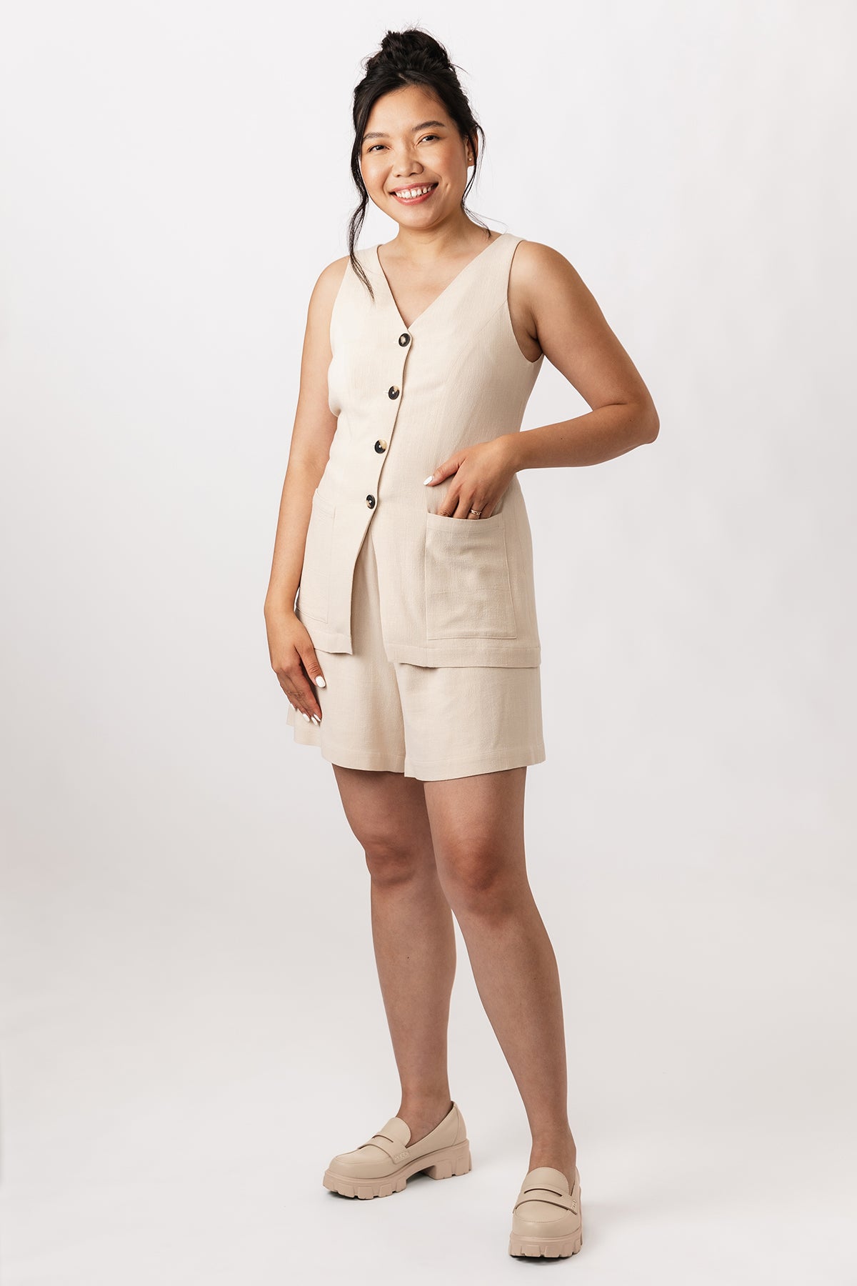 PDF Pattern - Asteri Dress and Vest | Named Clothing