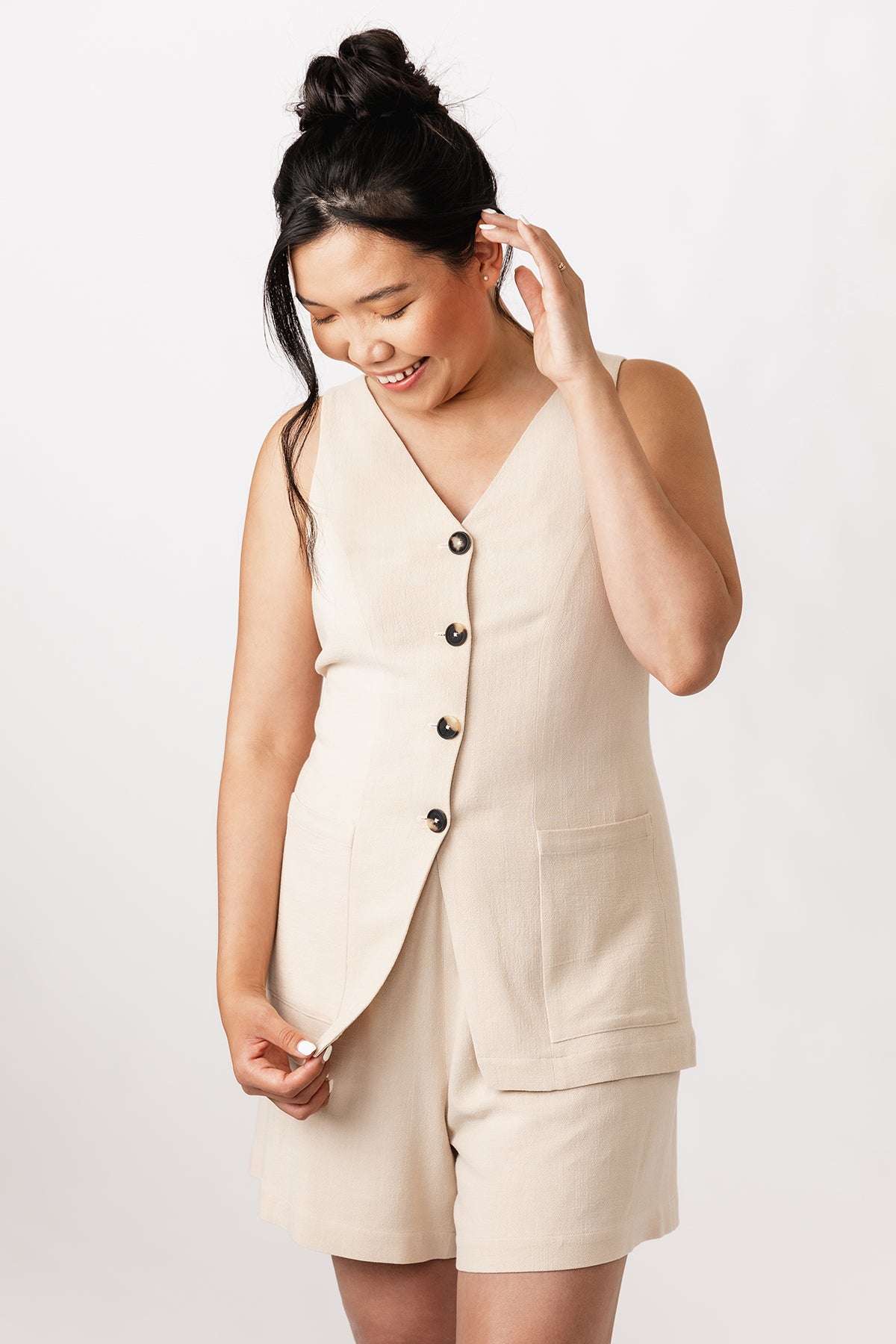 PDF Pattern - Asteri Dress and Vest | Named Clothing