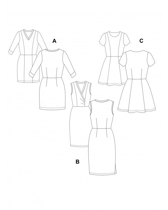 PDF Pattern - Aldaia dress | Pauline Alice