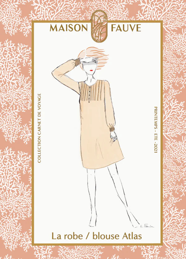 Atlas Shirt Dress and Blouse - Sewing Pattern | Maison Fauve