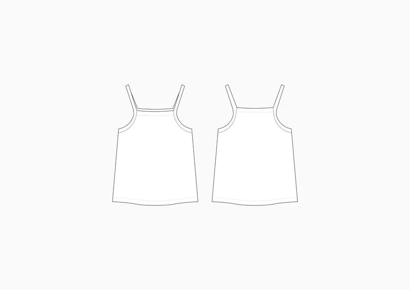 Bottlebrush Tank - Sewing Pattern | Common Stitch
