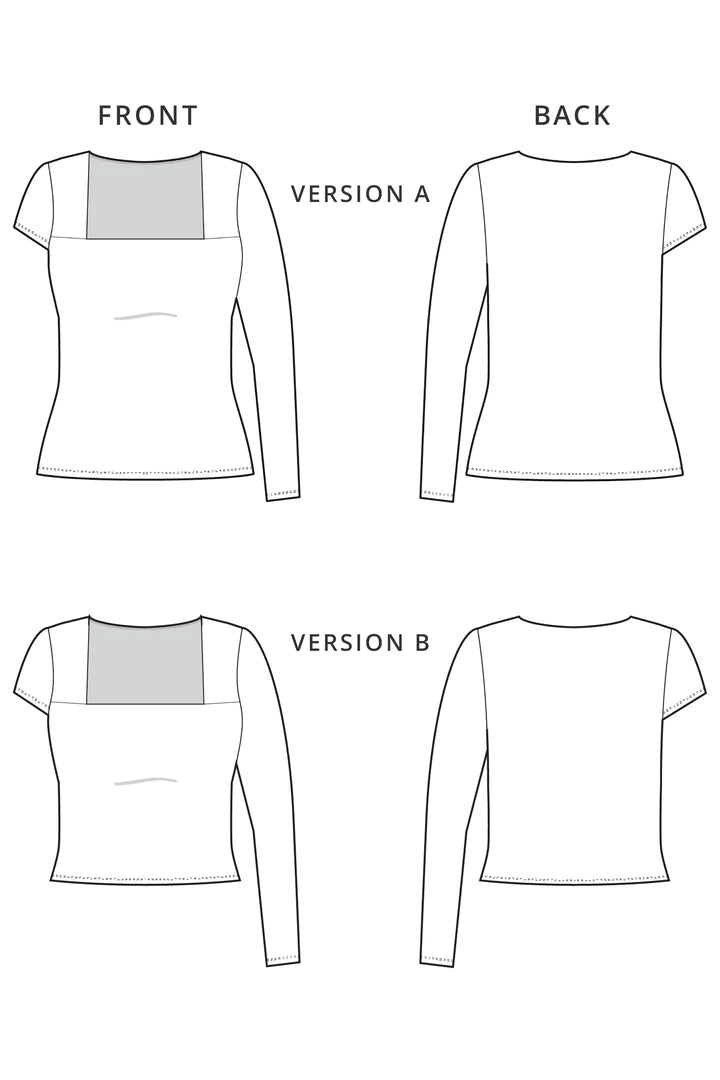 PDF Pattern - Brigit Tee | Pattern Scout