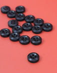 Classic Shirt Buttons - 12mm - Black