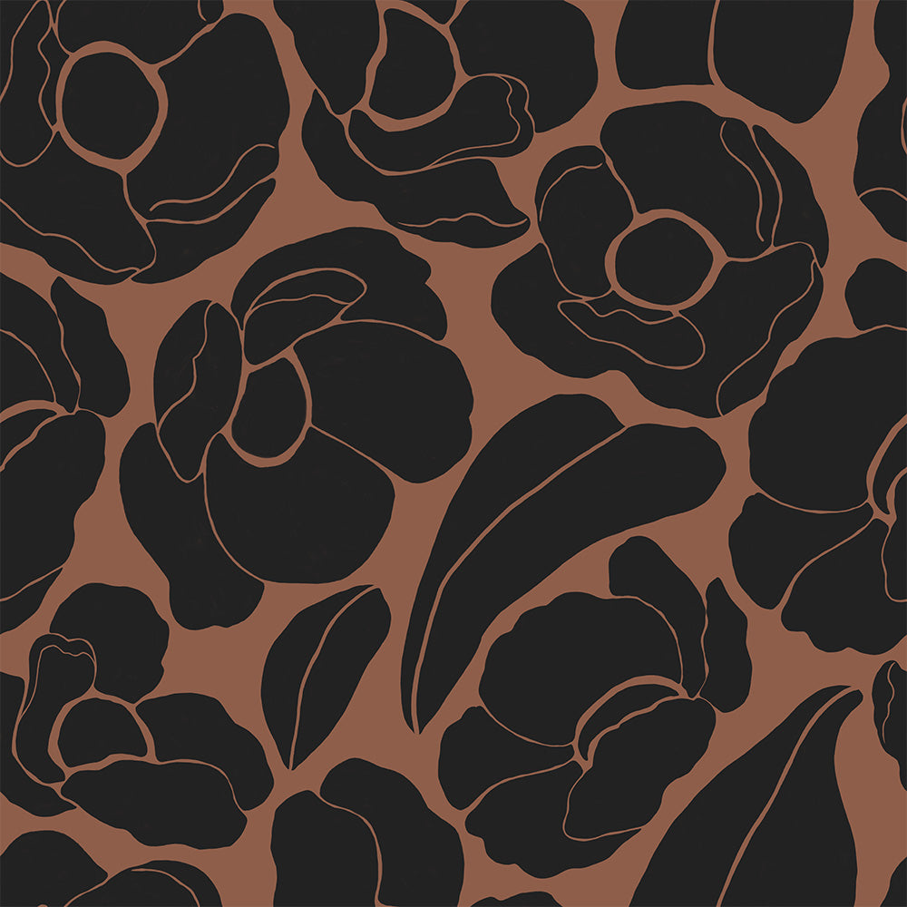 Johanna Ralph | Bold Botanica Mocha | Linen