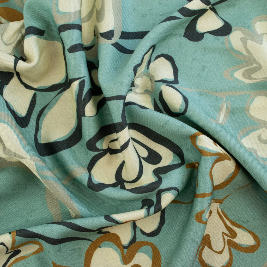 Light & Lush - Viscose Twill - Botanic Etchings