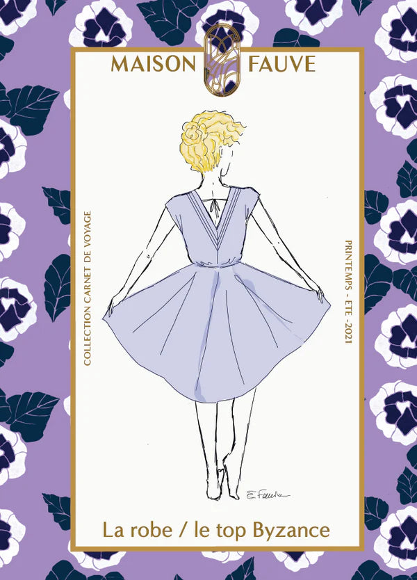 Byzance Dress and Blouse - Sewing Pattern | Maison Fauve – MaaiDesign ...