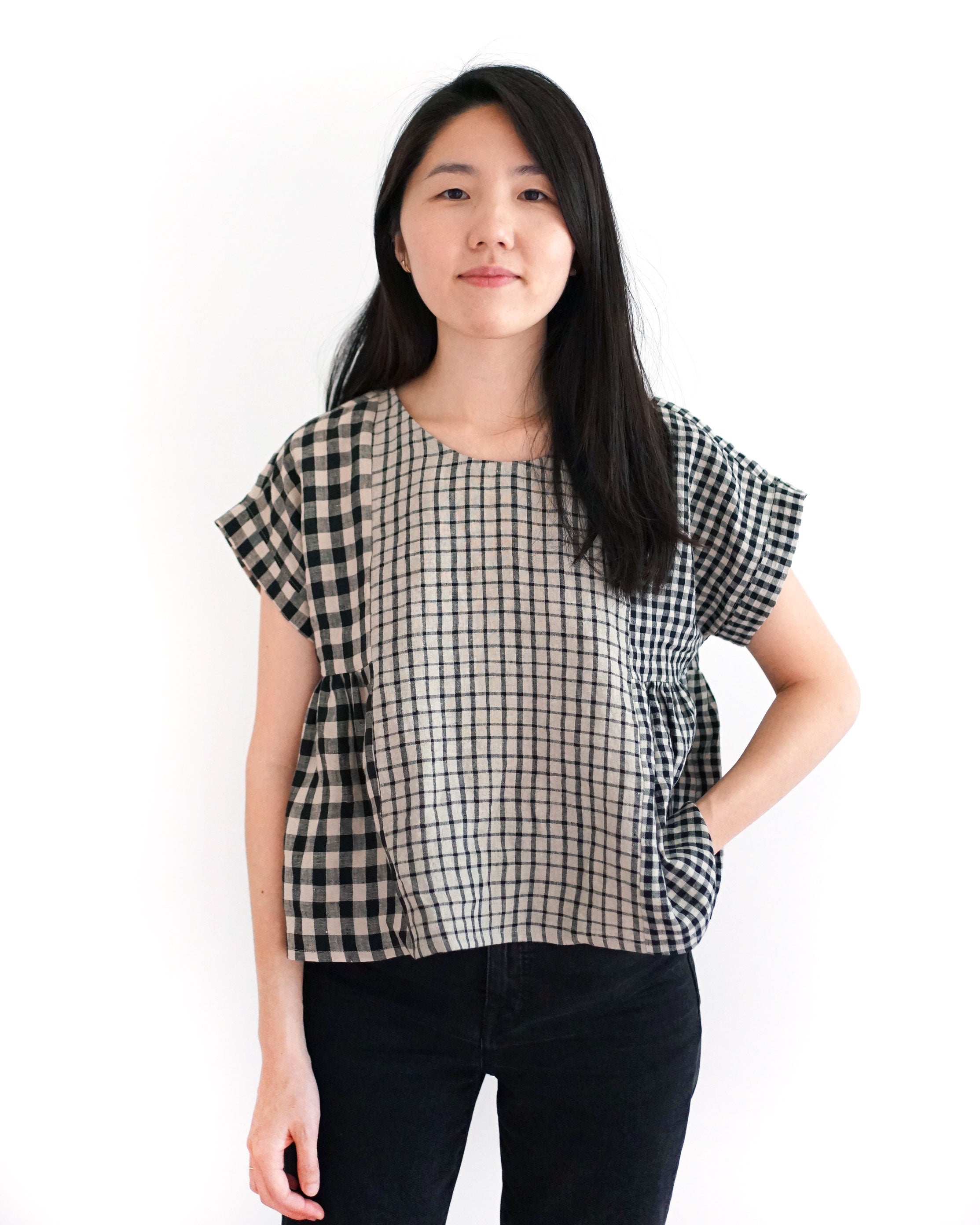 PDF Pattern - Collage Gather Top | Matchy Matchy Sewing Club