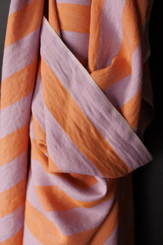 Merchant & Mills - European Laundered Linen - Sugar Cookie Stripe